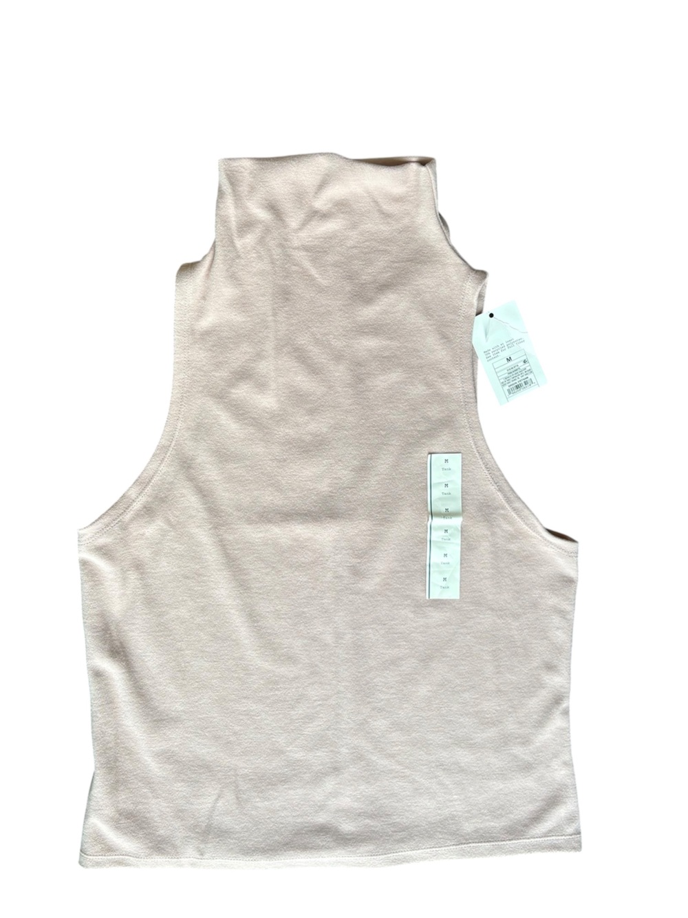 Coquette Blush Fleece Tank Soft Girl Y2K Pink Top M That Girl Aesthetic
